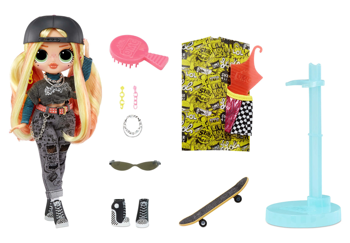 LOL Surprise OMG Skatepark Q.T. Fashion Doll With 20 Surprises B6090