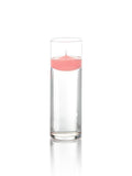 Set of 12 Floating Candles and Glass F11724