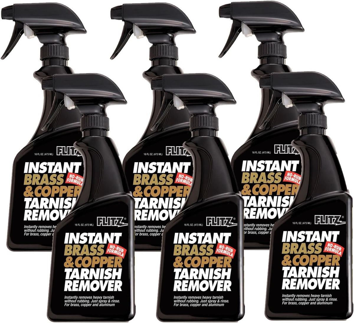 Brass and Copper Tarnish Remover, 16 oz Spray Pack of 2 Z69215