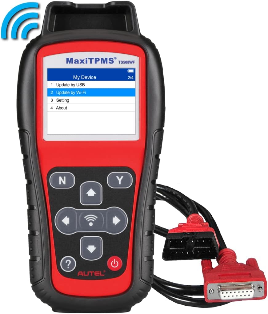 TS508WF WiFi TPMS Relearn Tool with OBD2 Code Reader N490