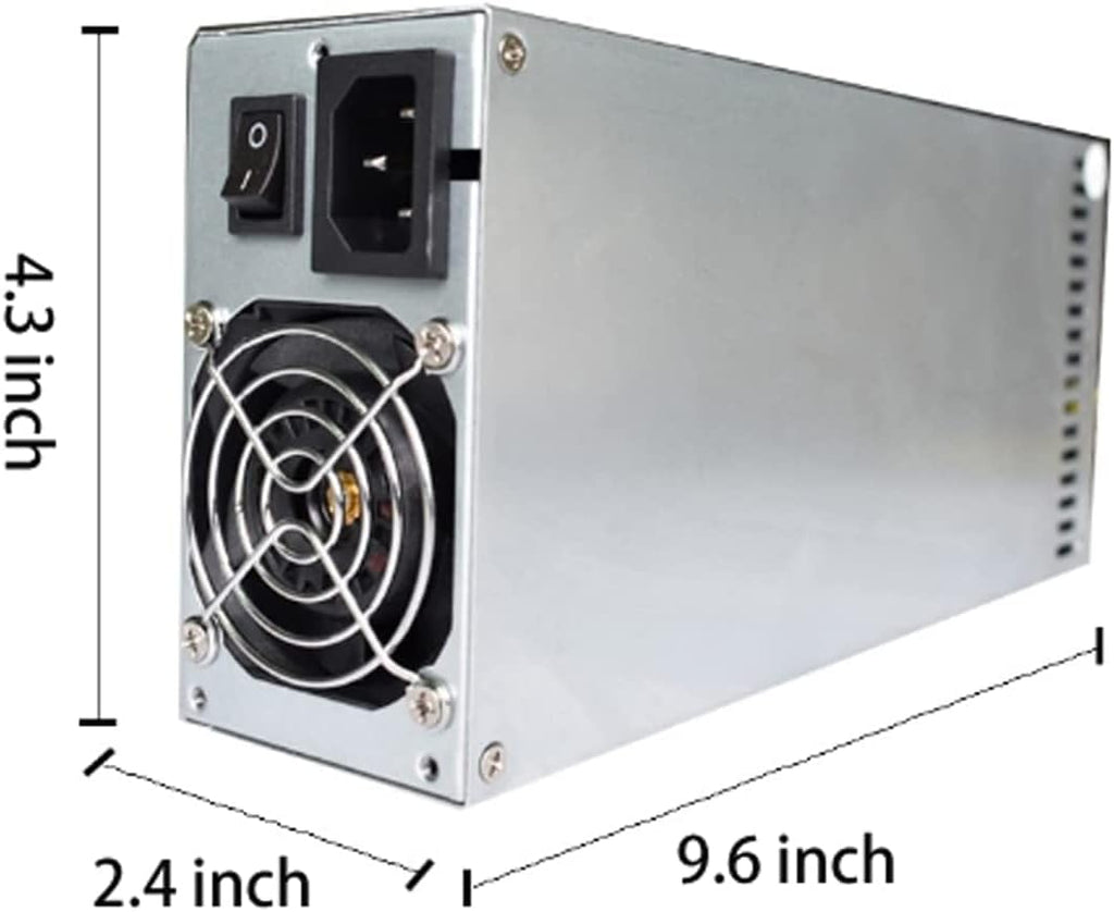 2000W Power Supply for Antminer S9 S7 L3 Mining AC110-240V U385