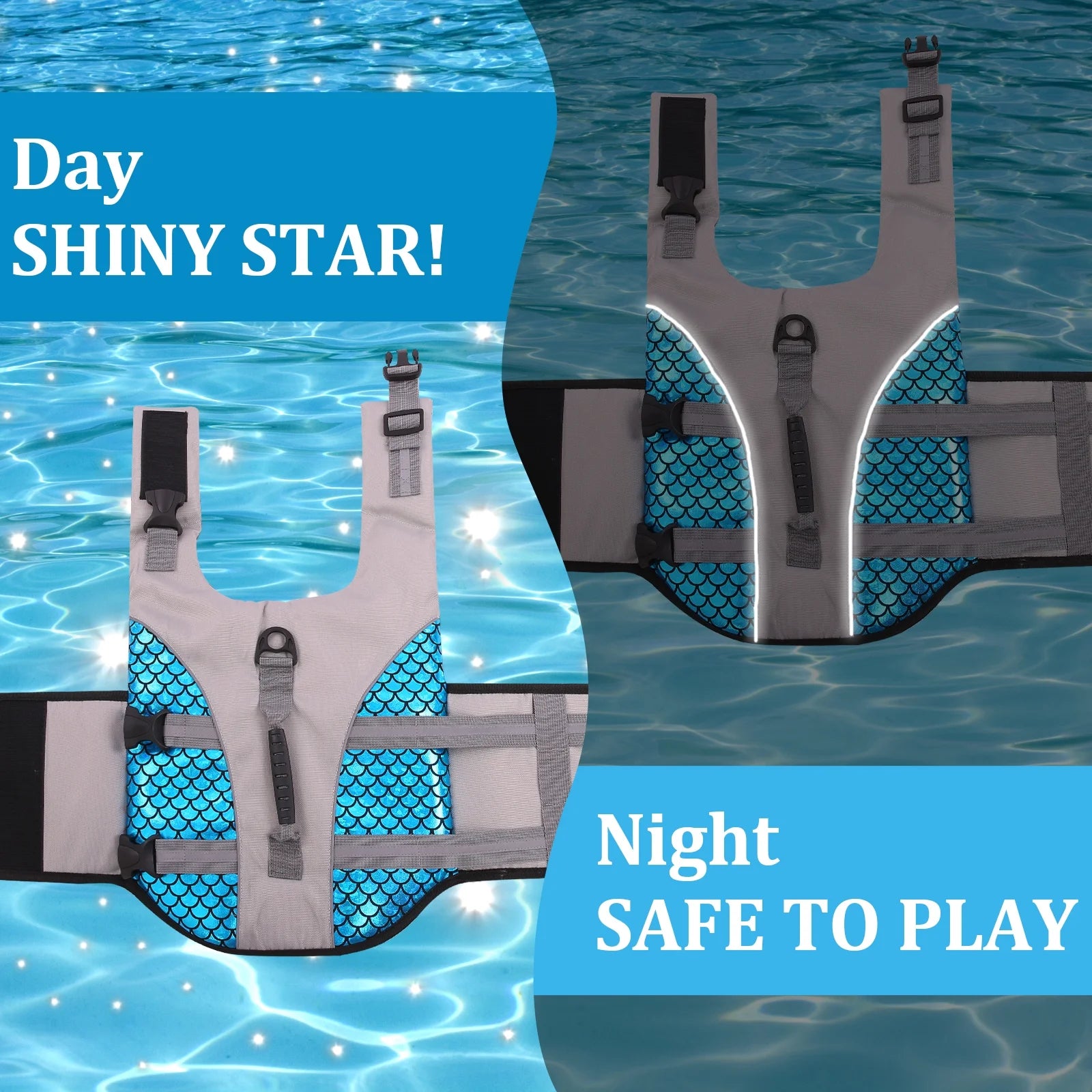 Dog Life Jacket with Rescue Handle D572882