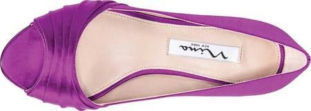 Wide Width Satin Pump D12655