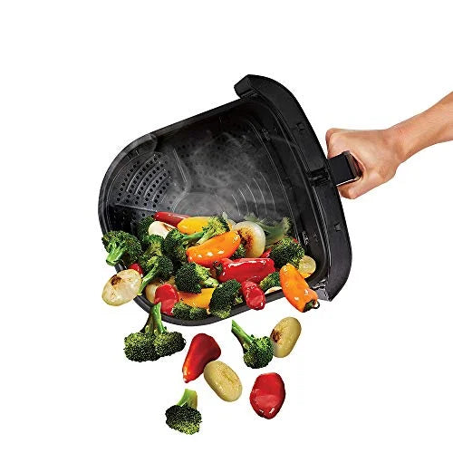7 QT 10-in-1 Black Air Fryer Steamer Combo F831903