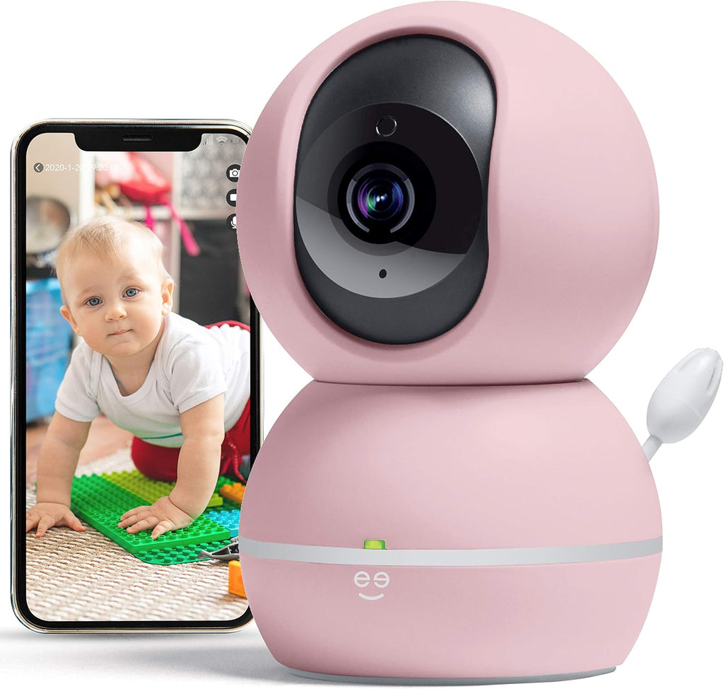 1080p Wireless WiFi Pet and Baby Monitor Camera (Pastel Blue) A2099