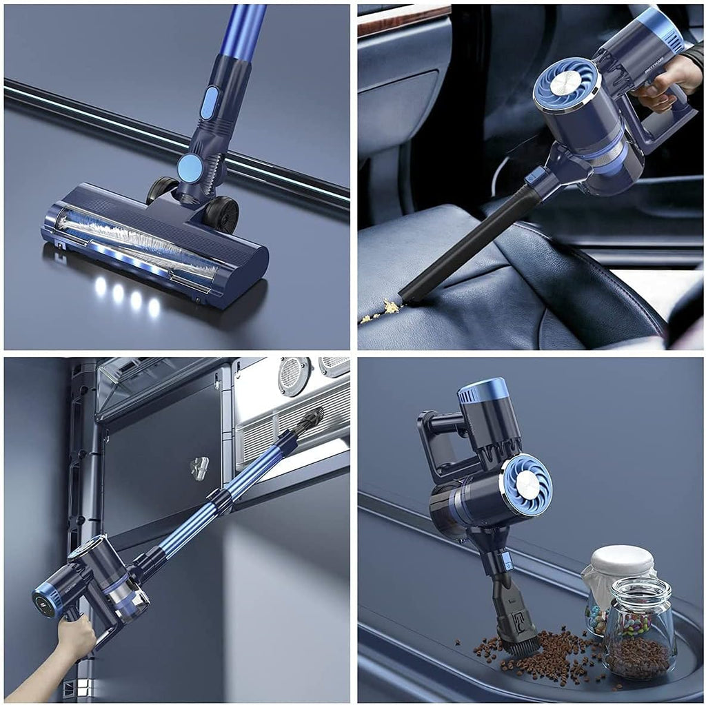 4 in 1 Cordless Stick Vacuum with Detachable Battery D50281