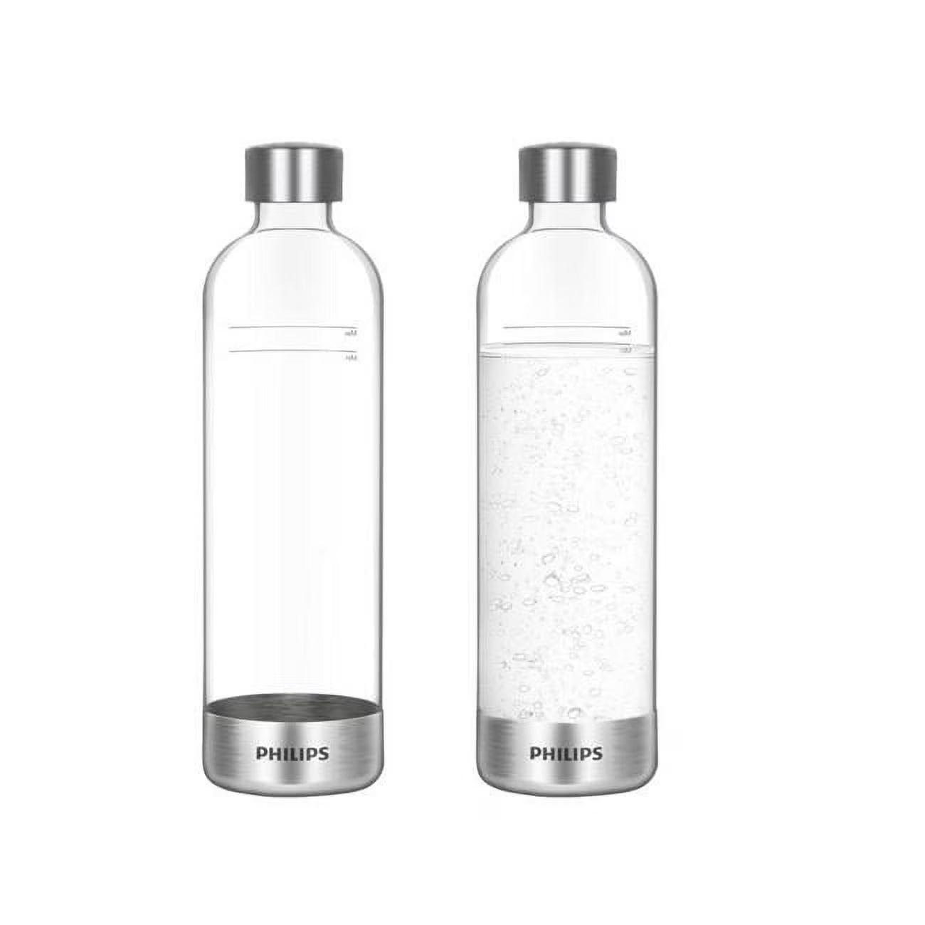 1 ltr. Clear Carbonator Bottle, Pack of 2 B818