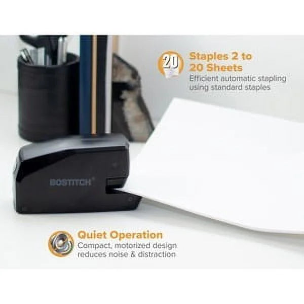 20-sheet Electric Stapler Black V722