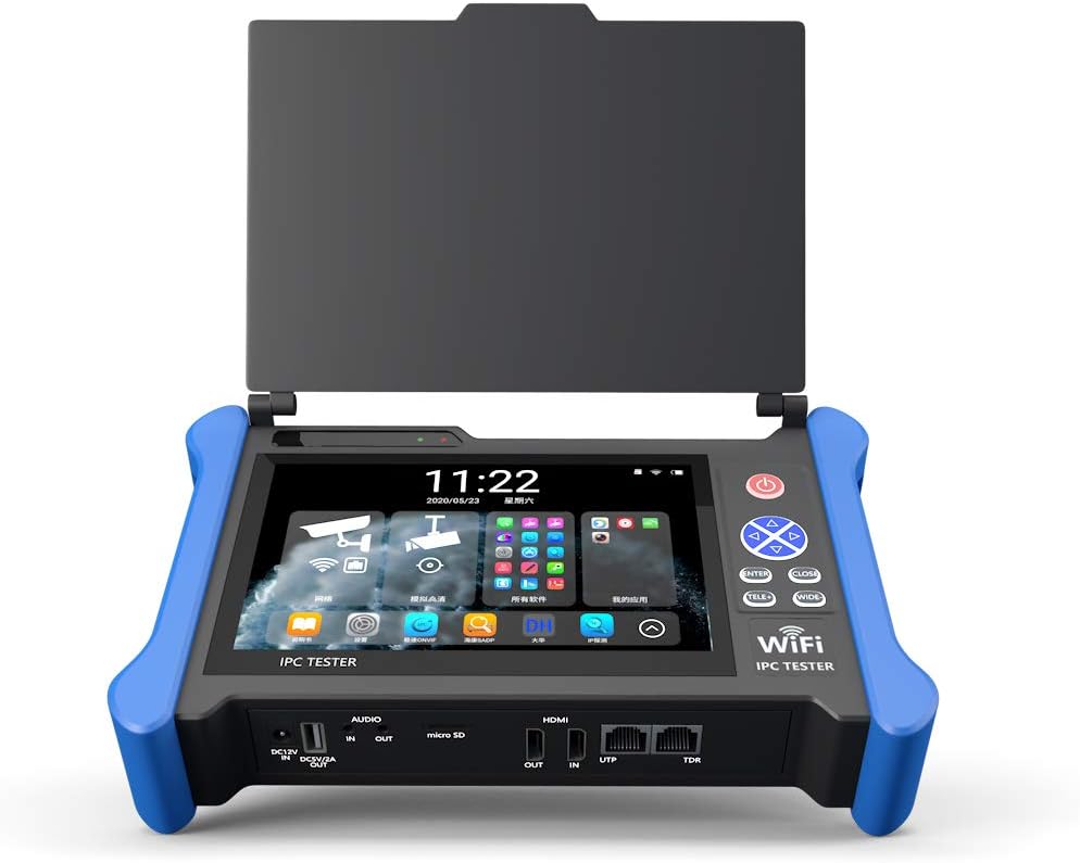 7 Inch IPS Touch Screen H.265 6K IP Camera Tester with Anti-Sunlight Cover B80654