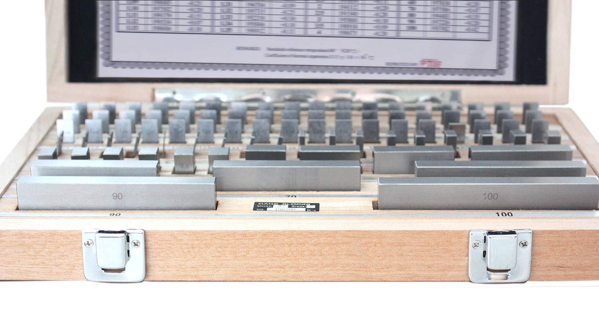 87 Pc Metric Gage Block Set, Grade 2 V306