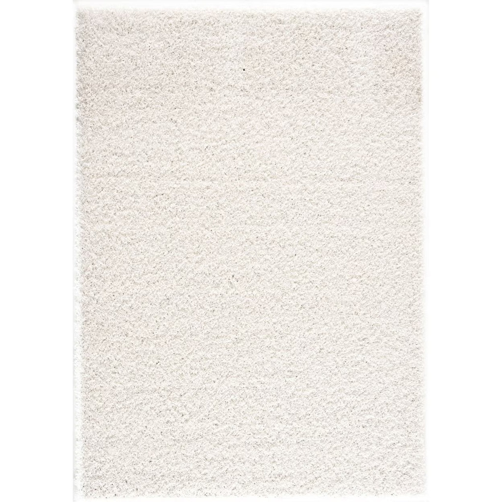 White Shag 5' X 7' Rectangular Rug Z488762