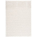 White Shag 5' X 7' Rectangular Rug Z488762