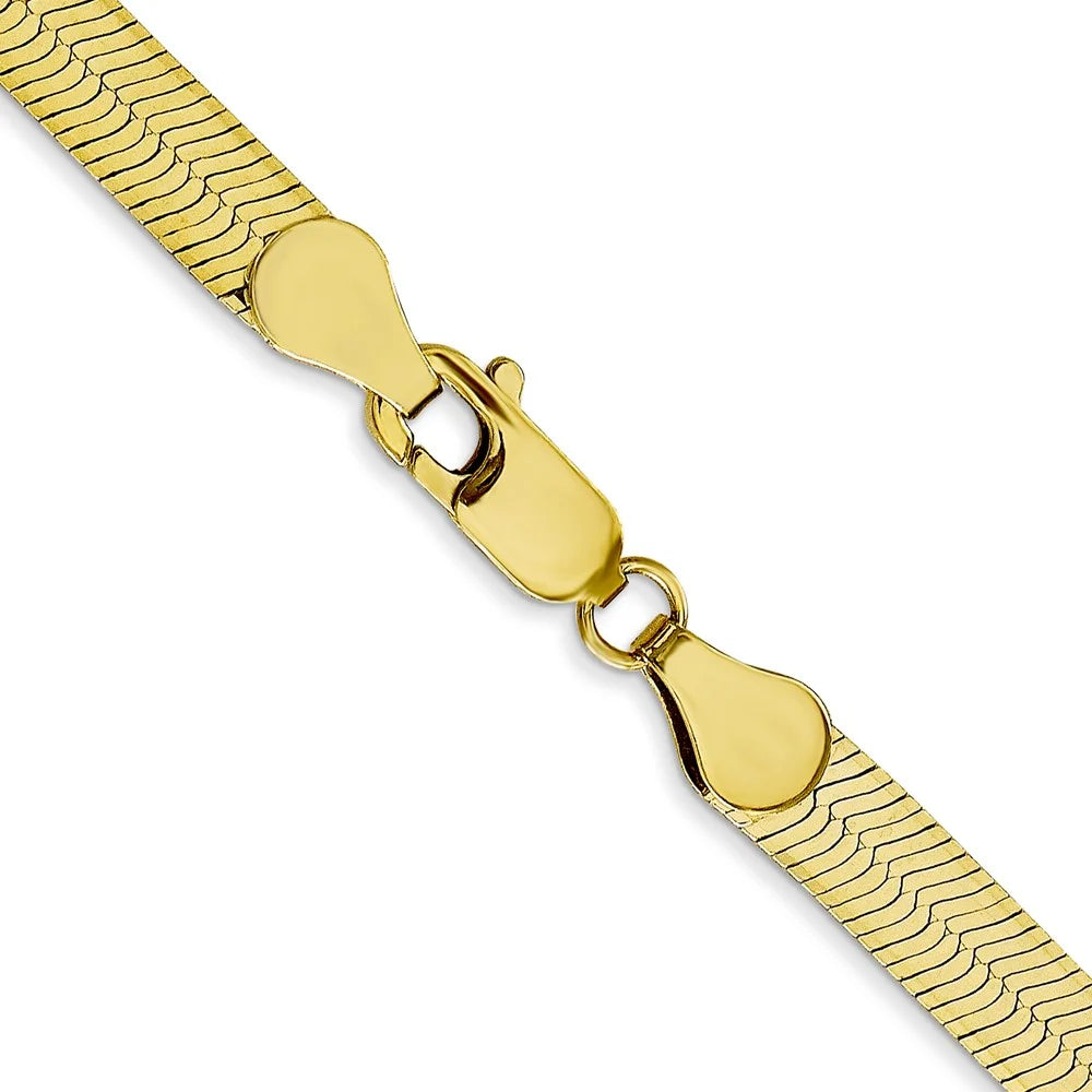 10 kt Yellow Gold Herringbone Chain 22 Inches O66775