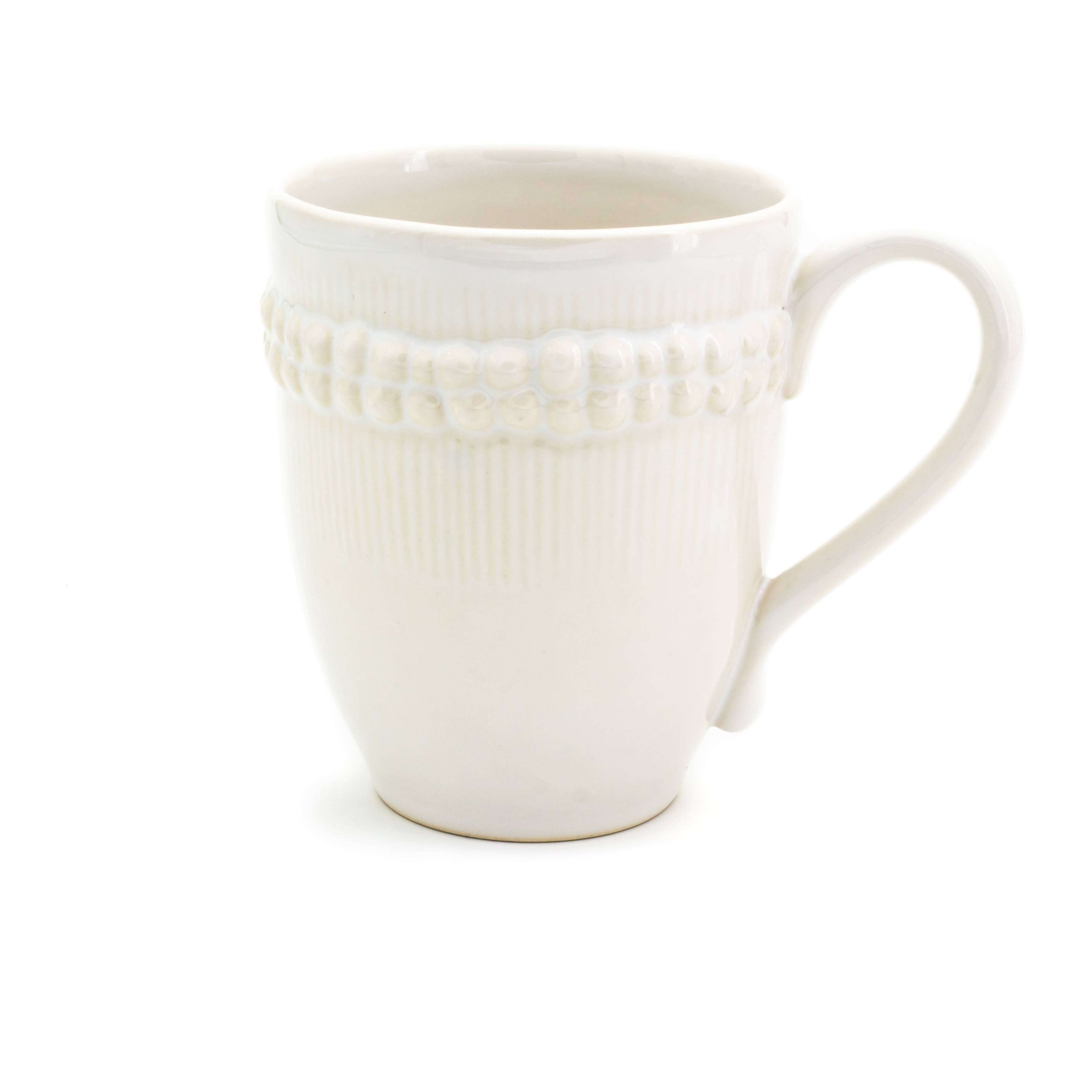 Ivory Mugs, Set of 4 O17032