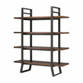 Industrial Pine Bookcase Light Walnut Brown B927