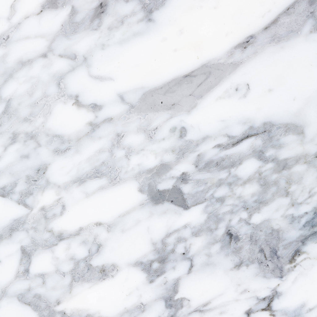 White Marble End Table O5081