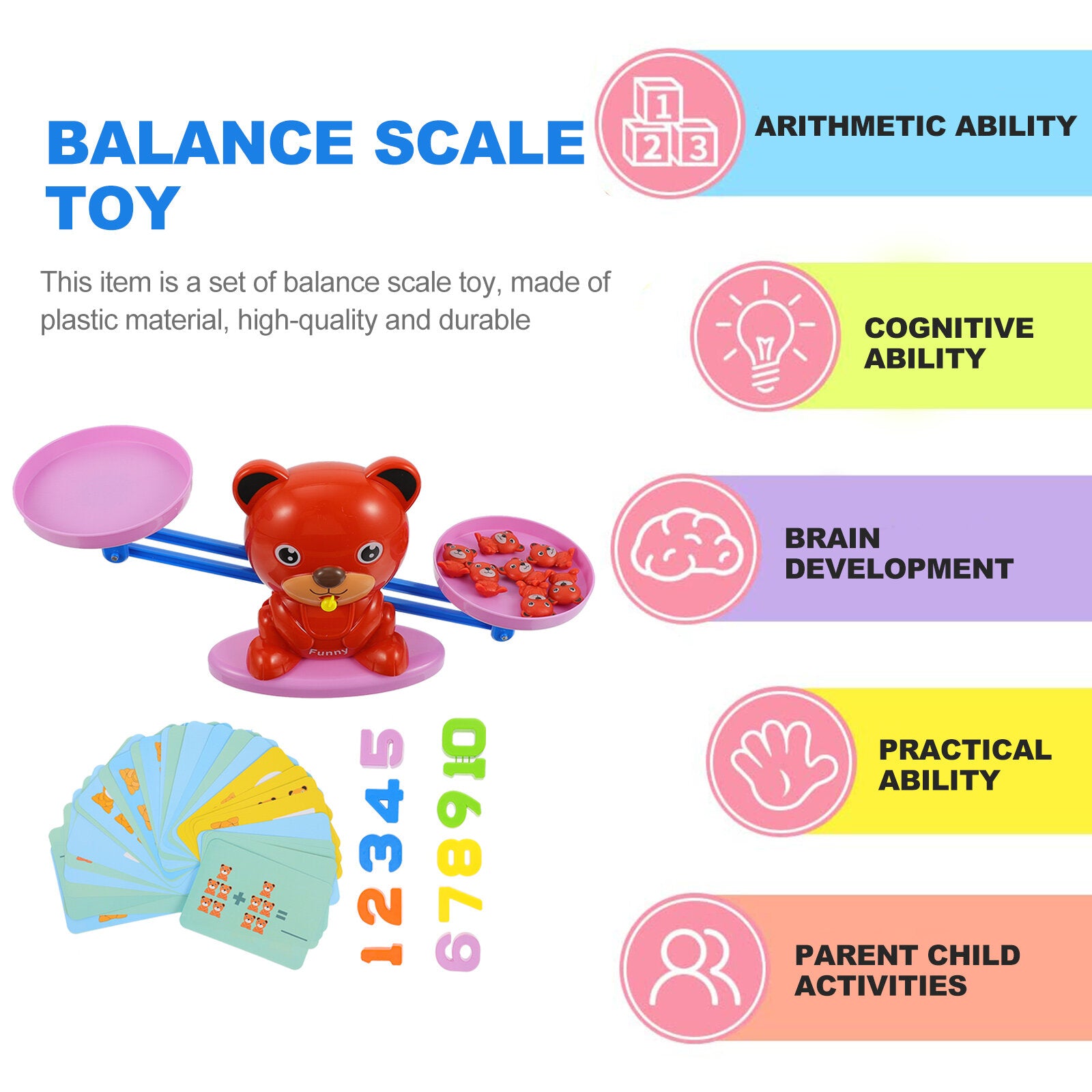 Monkey Scale Balance Math Game M685830