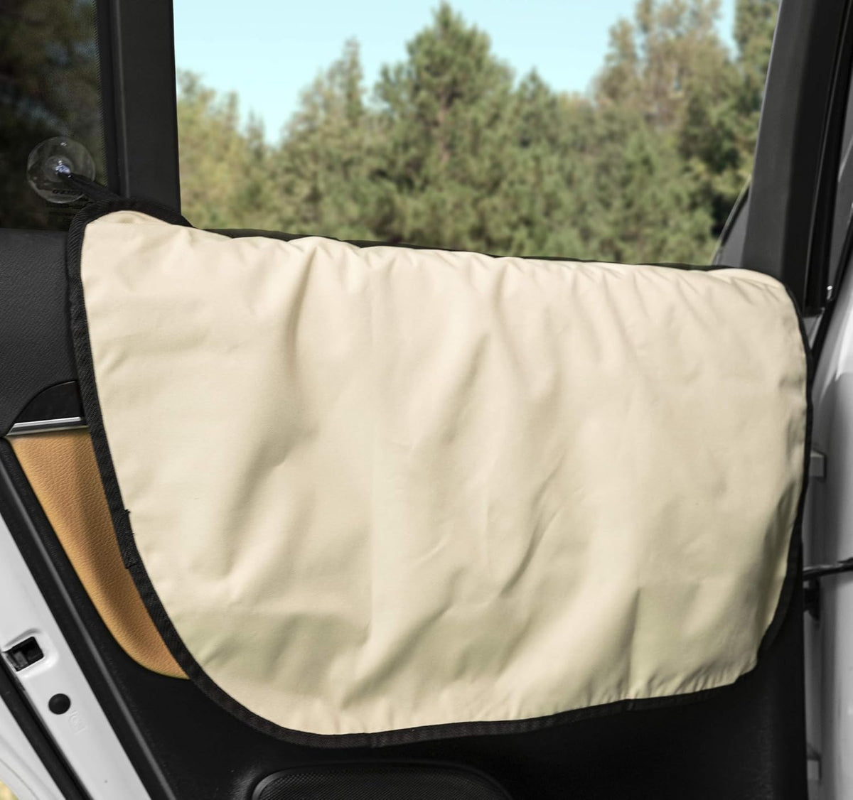 Velvet Car Door Protector, Washable Waterproof, Set of 2 London Grey R54378