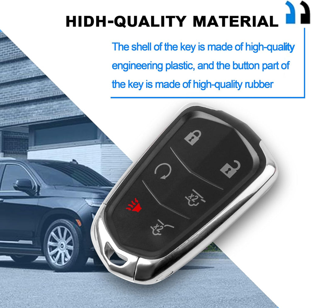 6-Btn Key Fob Remote Control Replacement Car Keyless Entry Q3978