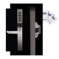 Narrow Stile Key Card with Keypad Exit Trim Satin Chrome Z977934