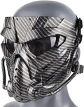 Alien Airsoft Mask Full Face Tactical Mask with Eye Protection Impact Resistant F179931