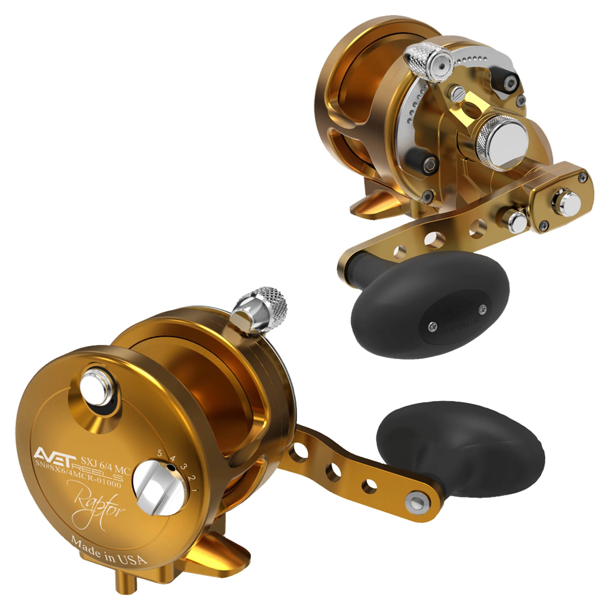 2-Speed Lever Drag Casting Reel Blue Y8756