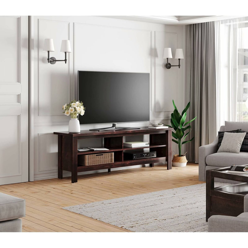 Walnut/Oak Wood TV Stand O1393