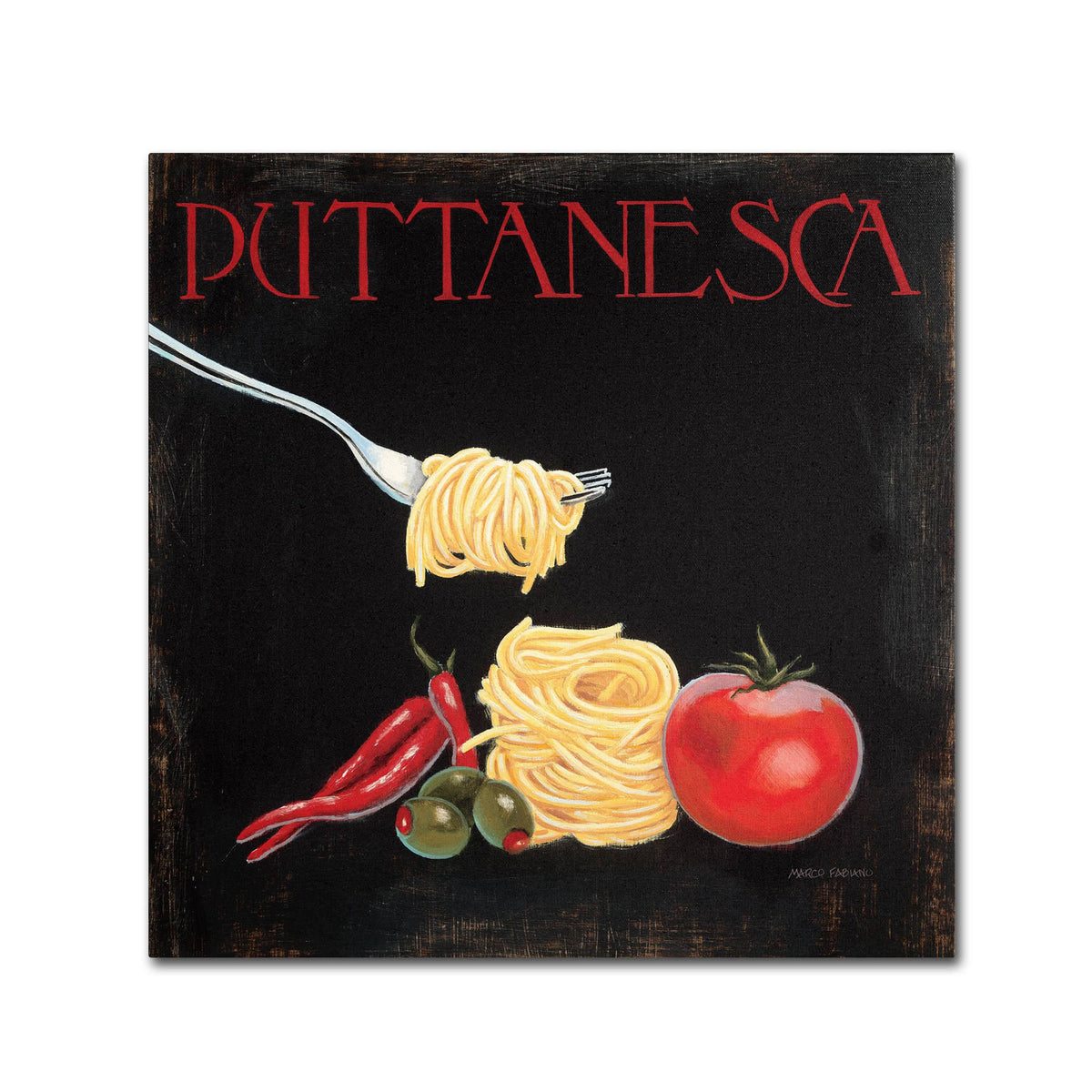 Italian Cuisine I Canvas Art L37226