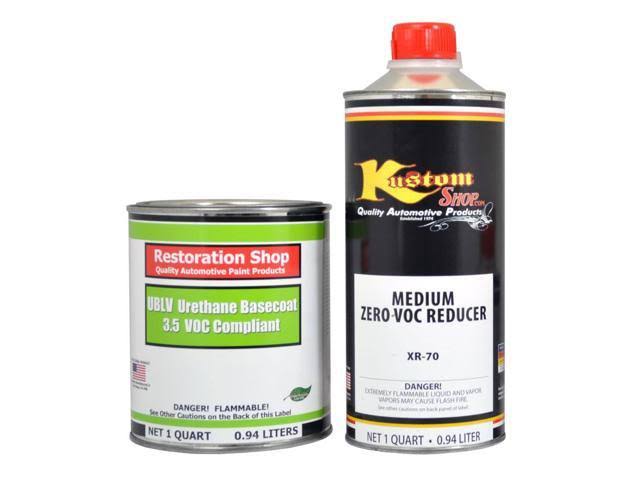 Blue Pearl Quart Kit Low VOC Urethane Basecoat Car Paint Kit Q6036
