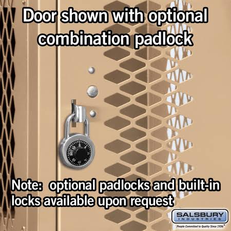 Tan Metal Locker N106876