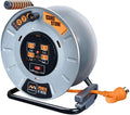 75 Feet 12AWG Power Outlet Cord Reel with USB Charging Ports Y5223