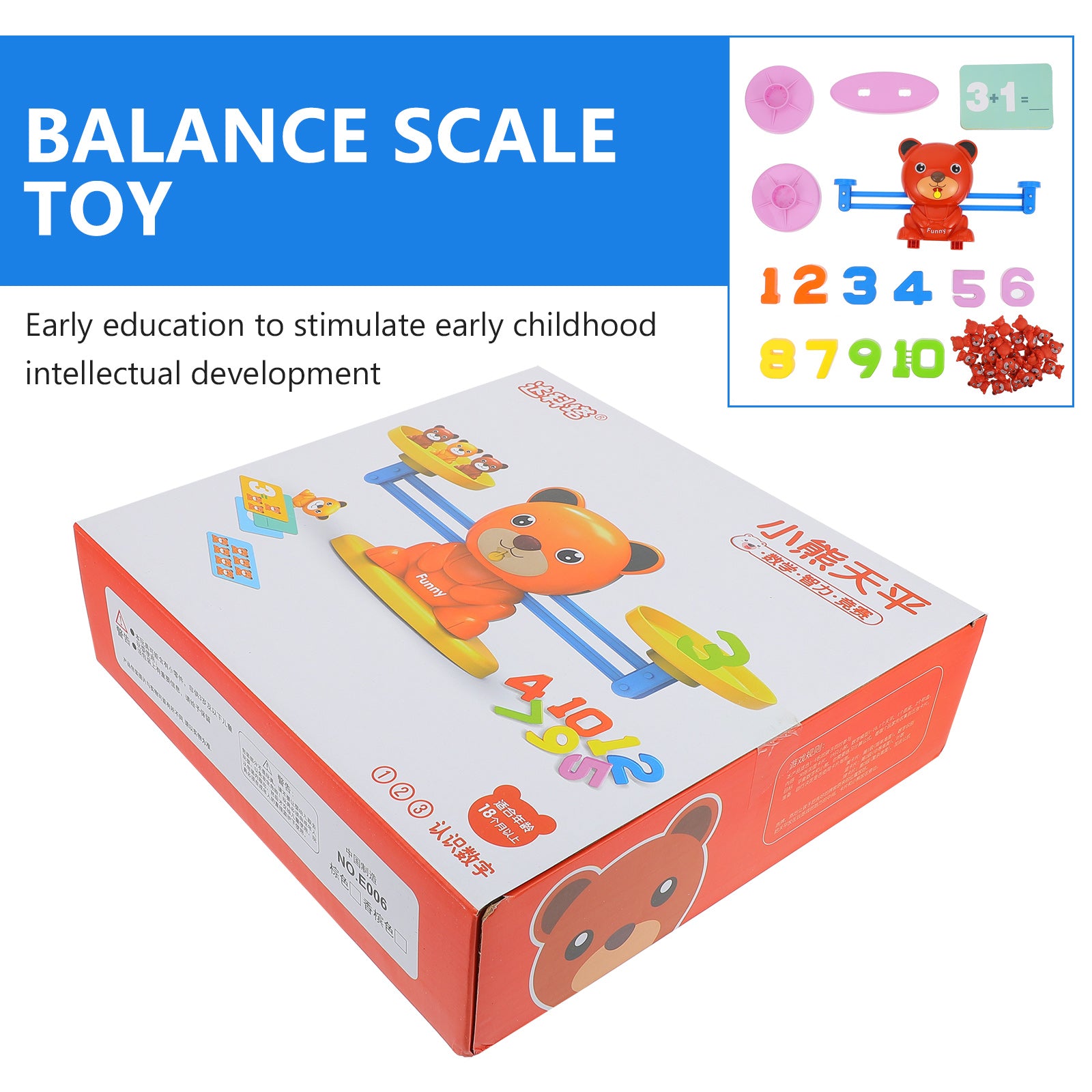 Monkey Scale Balance Math Game M685830