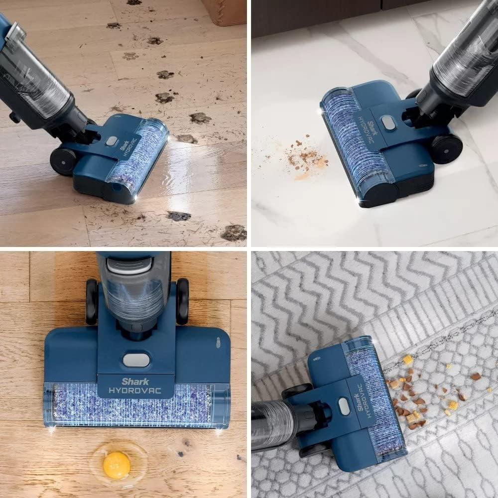 HydroVac XL 3-in-1 Corded Vacuum Mop and Self-Cleaning System for Hard Floors and Area Rugs P691711