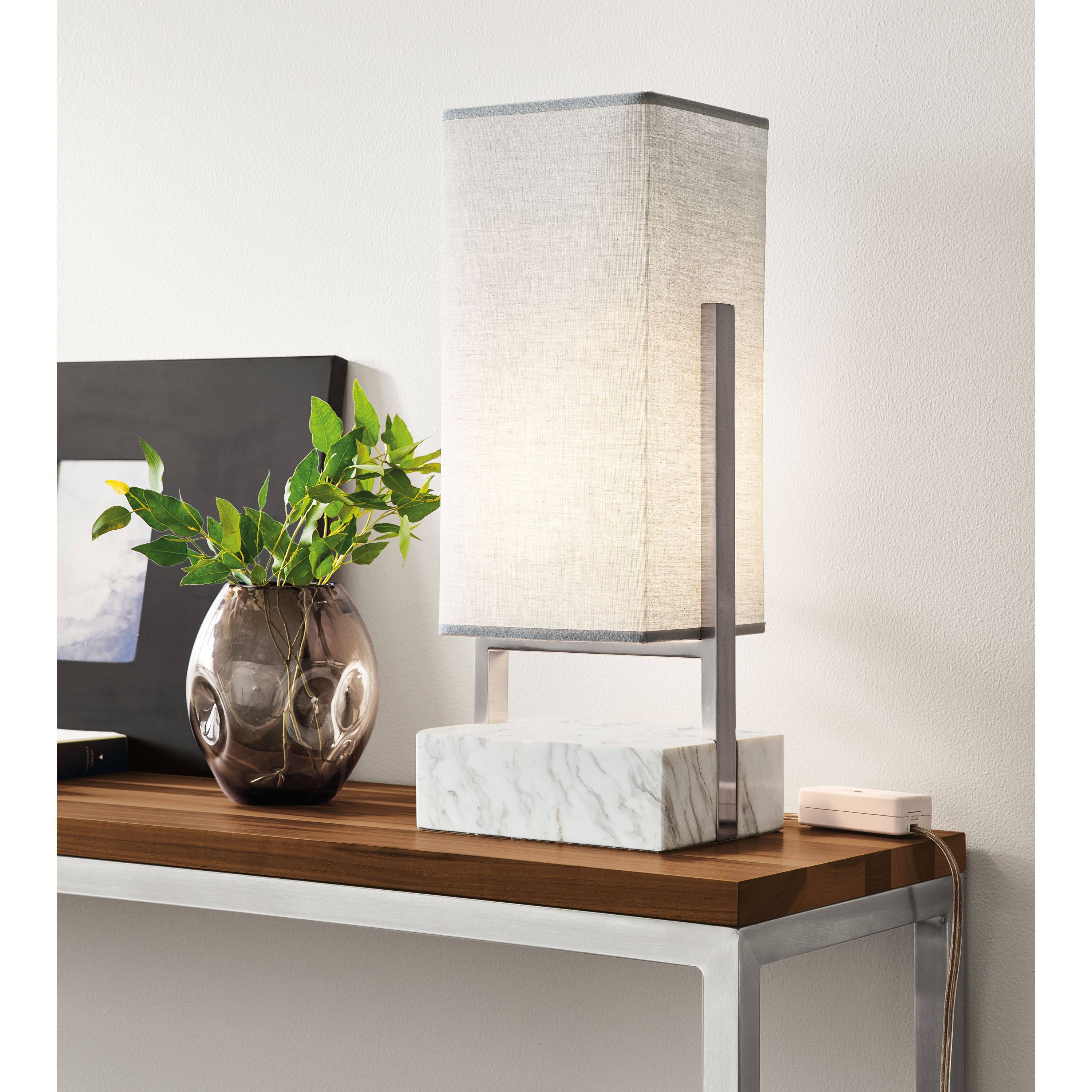 Cherry Top Console Table with White Base C99484