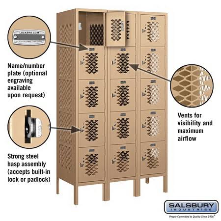 Tan Metal Locker N106876