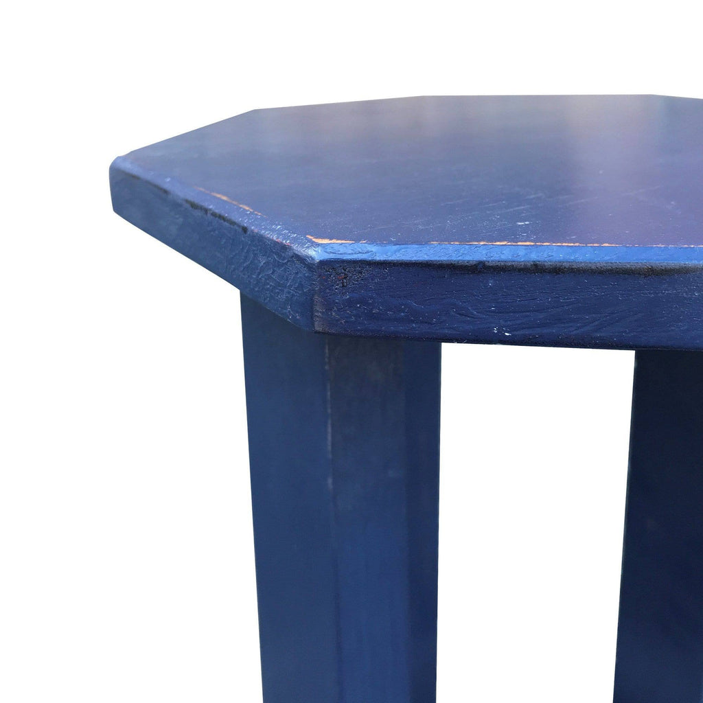 Saltydog Blue Cottage Octagon Side Table C4466
