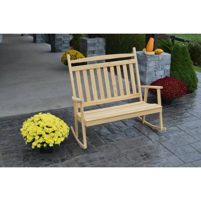 Caribbean Blue Porch Rocker D24130