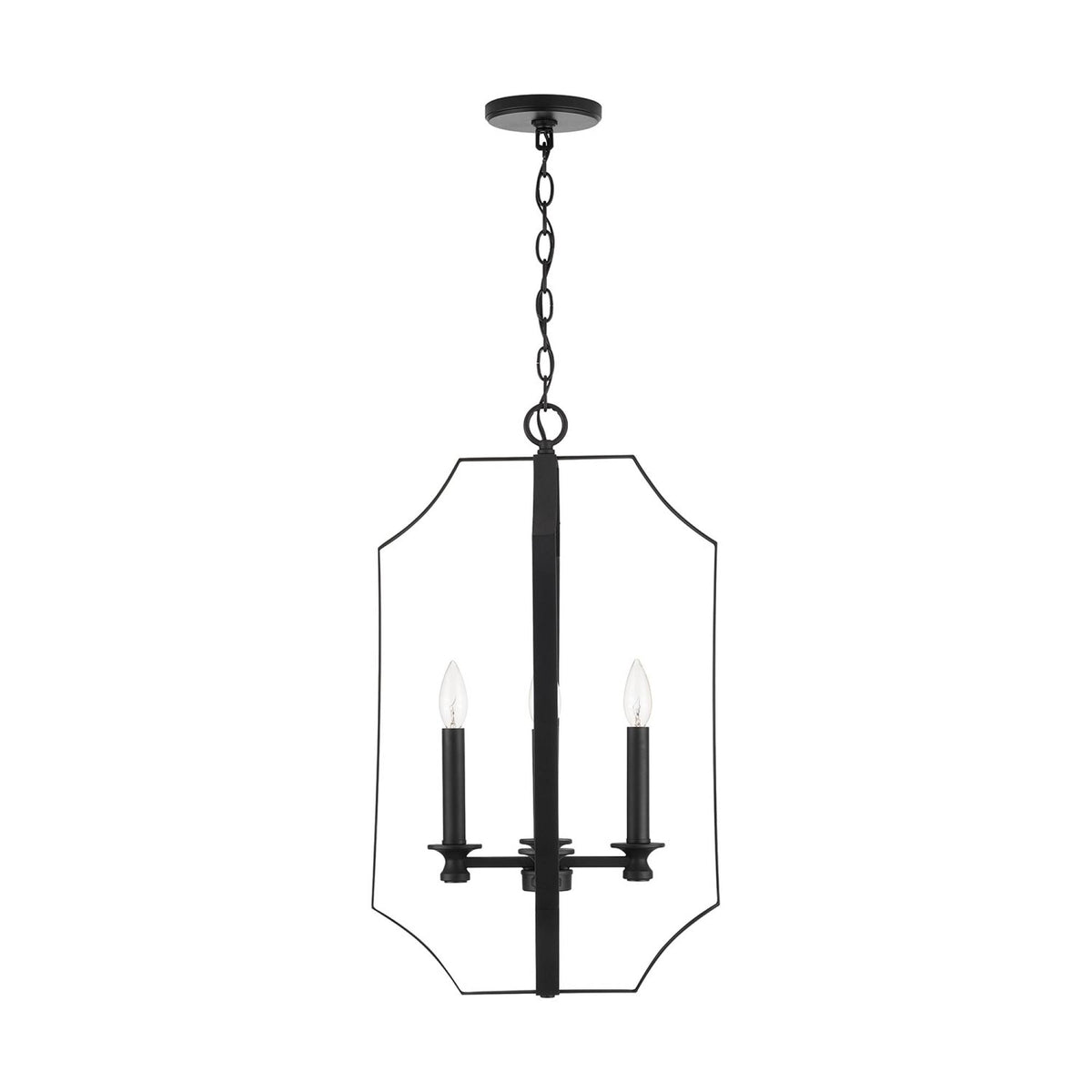 Matte Black 4 Light Foyer N938899