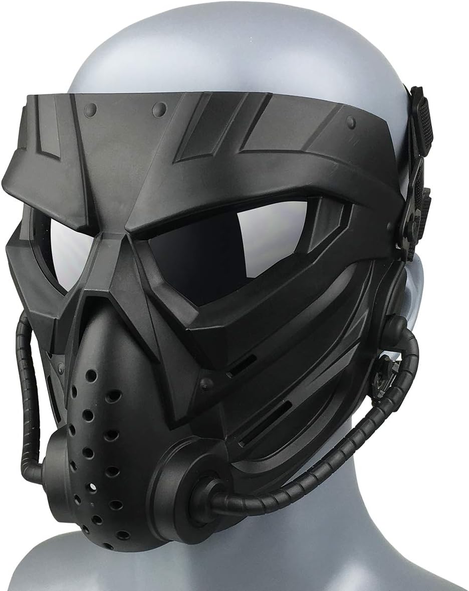 Alien Airsoft Mask Full Face Tactical Mask with Eye Protection Impact Resistant F179931