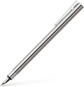 Shiny Stainless Steel Silver Fountain Pen Z2563