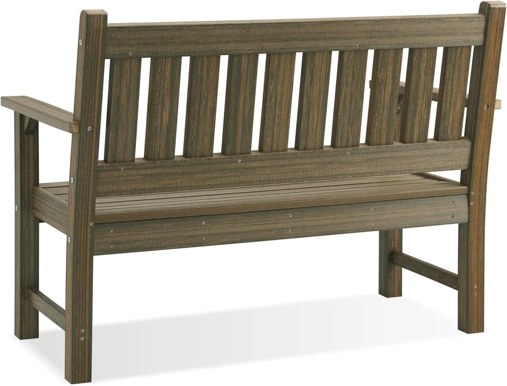 Poly Lumber HDPE 2-Person Garden Bench K335