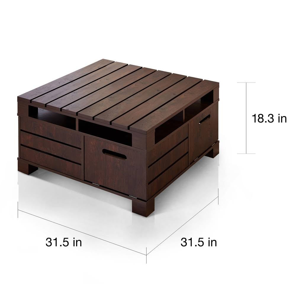 Black Storage Coffee Table X111365