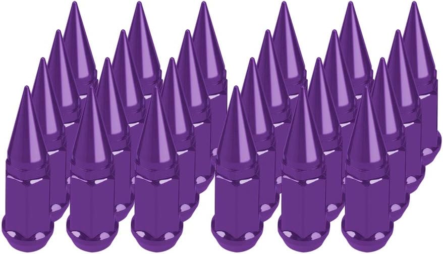 24 pc Extended Spike Lug Nut M12x1.25 Conical Seat Hex 3/4 A84993