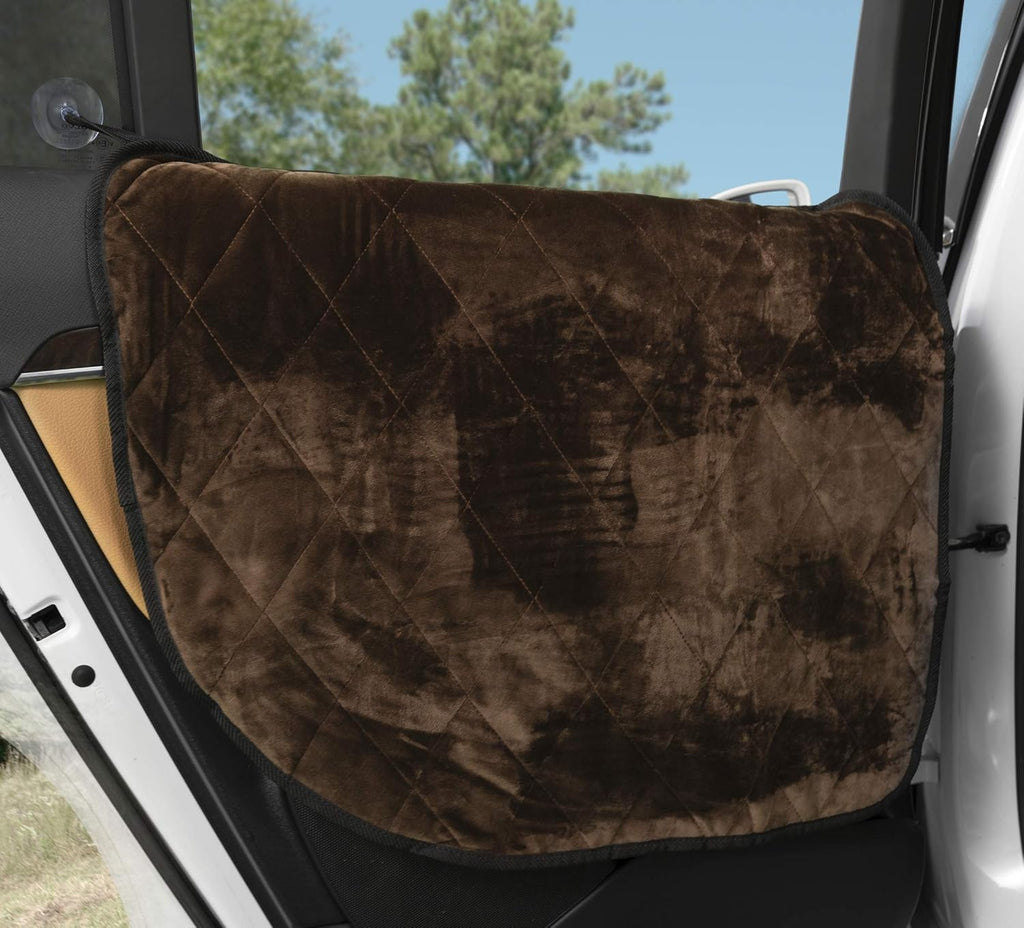 Velvet Car Door Protector, Washable Waterproof, Set of 2 London Grey R54378