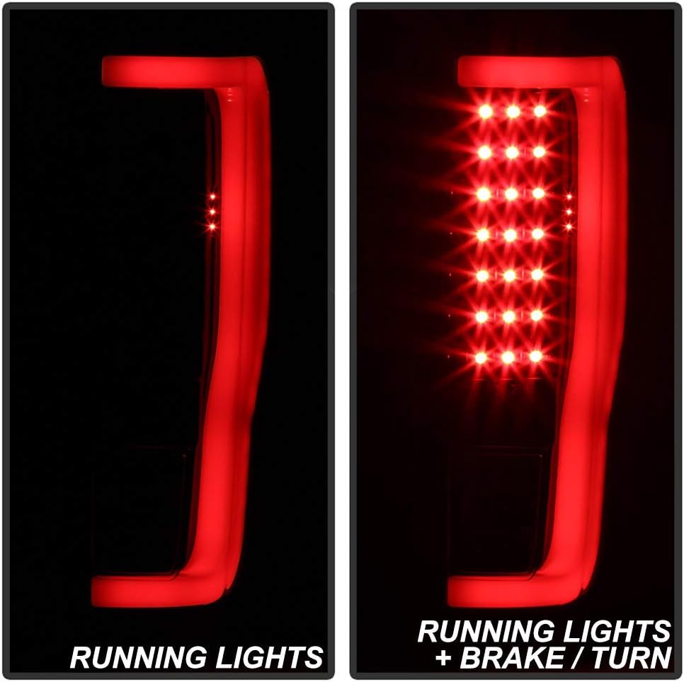 Black Smoke Full LED Tail Lights Brake Lamps Z571941