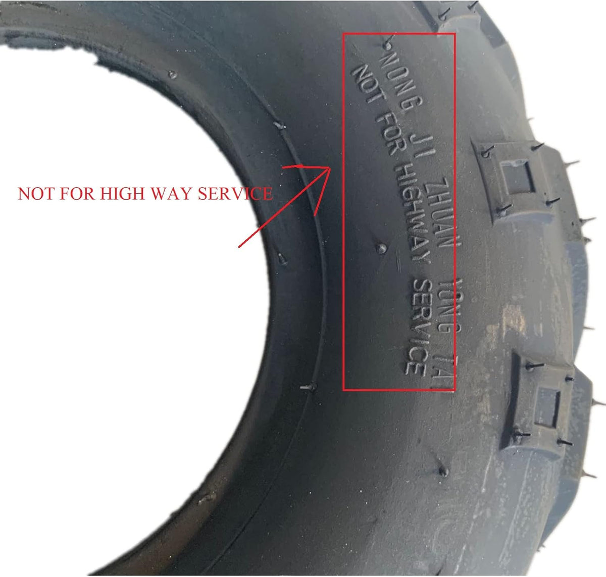 Set of 4 ATV Go Kart Tires 145/70-6 4PR V48766