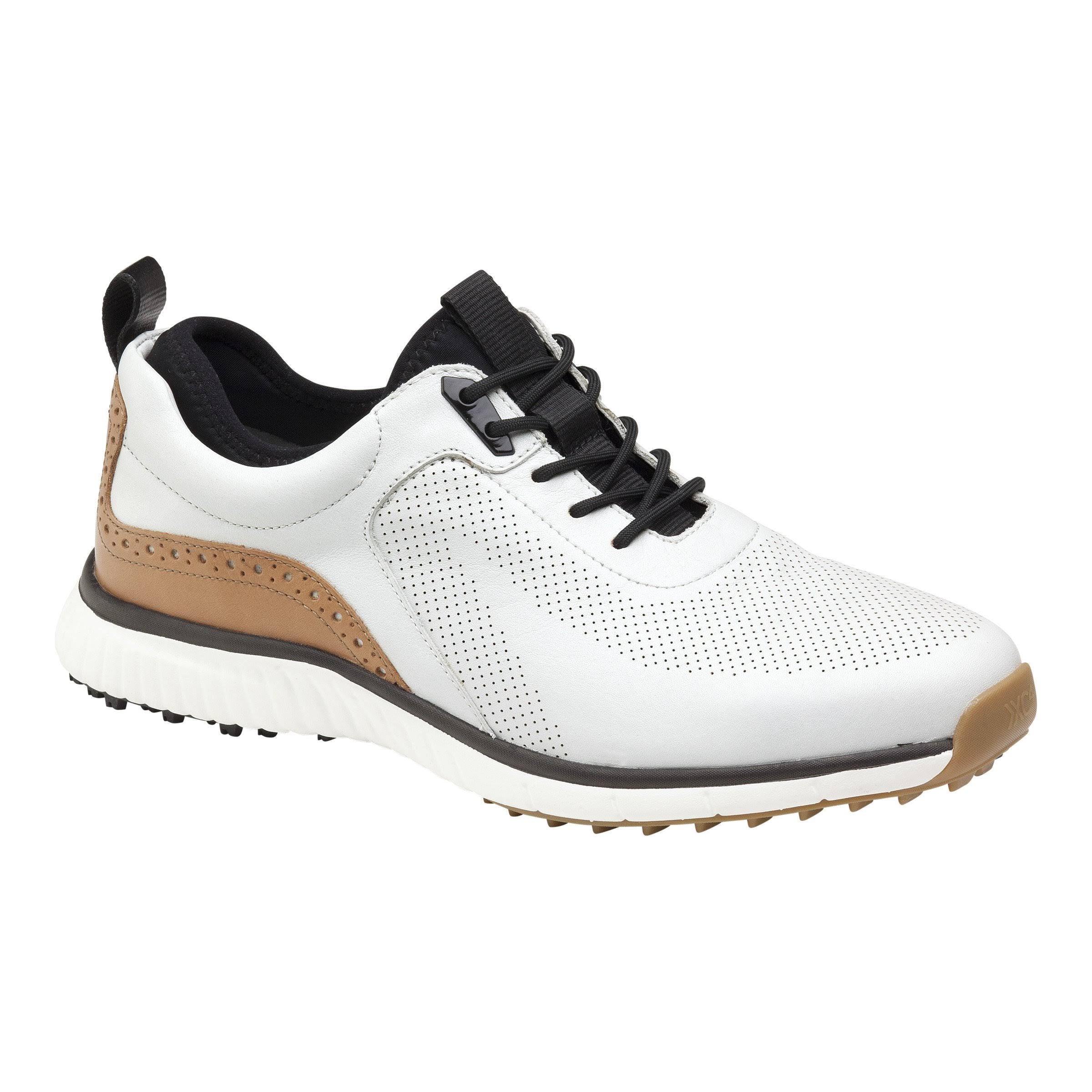White Leather Hybrid Shoes D248721