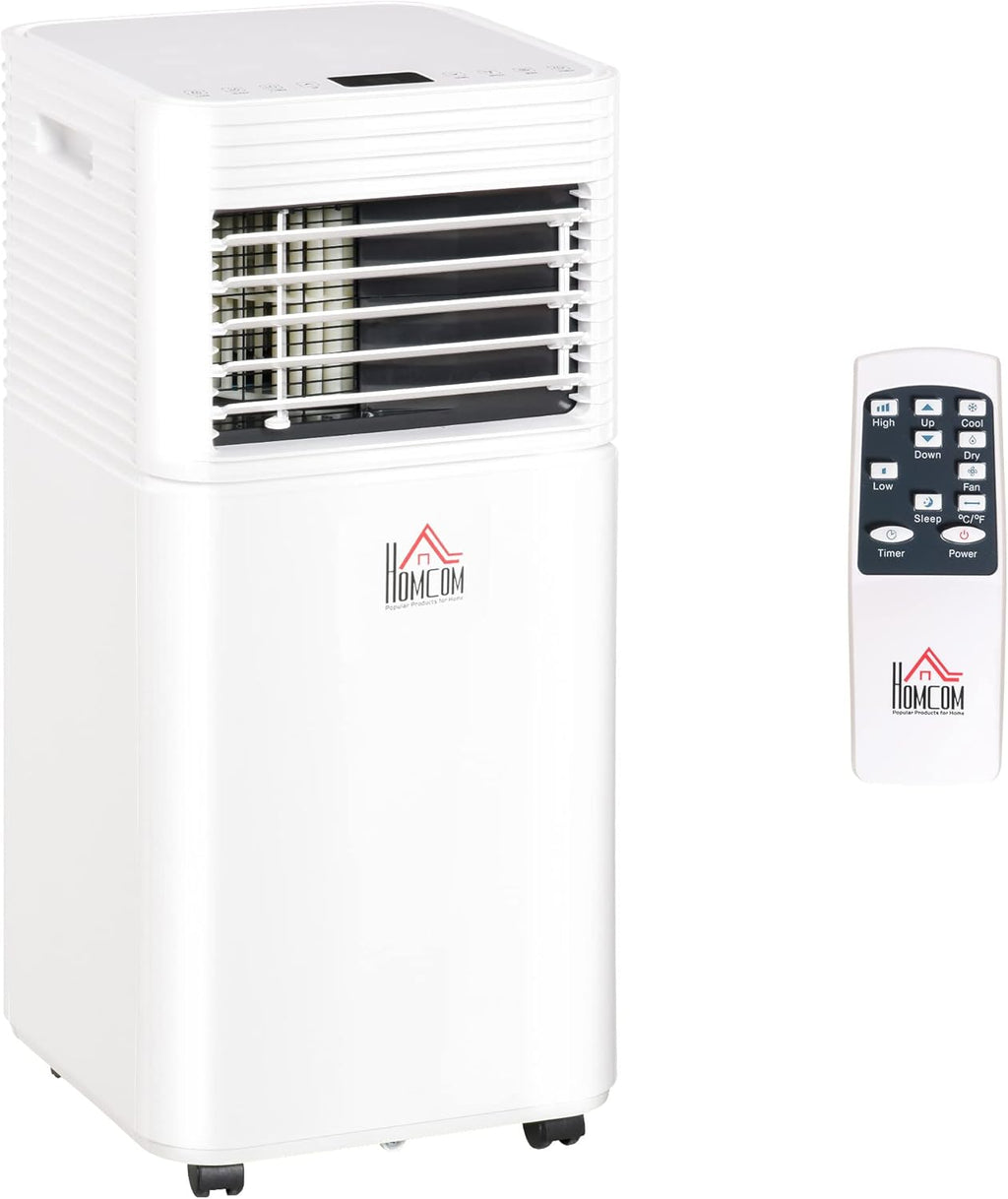 White Mobile Portable Air Conditioner with Remote Control R810521