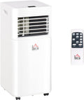 White Mobile Portable Air Conditioner with Remote Control R810521