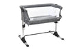 Grey Portable Baby Bassinet Crib with Carrying Bag P172463